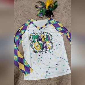 Mardi Gras Long Sleeve Shirt